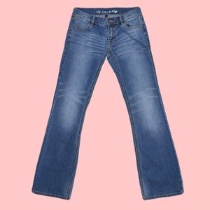 Victoria Secret Low 5 Flap London Jeans/ Size 2/ Light to regular wash